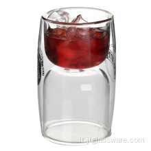 Bicchiere da vino in vetro convertibile 5OZ